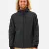 Men Rip Curl Hoodies & Fleece | Anti-Series Soft Tech Fleece Black