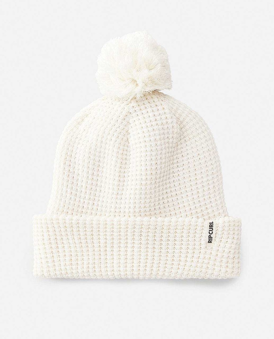 Women Rip Curl Hats & Beanies | Anoeta Regular Pom Pom Beanie