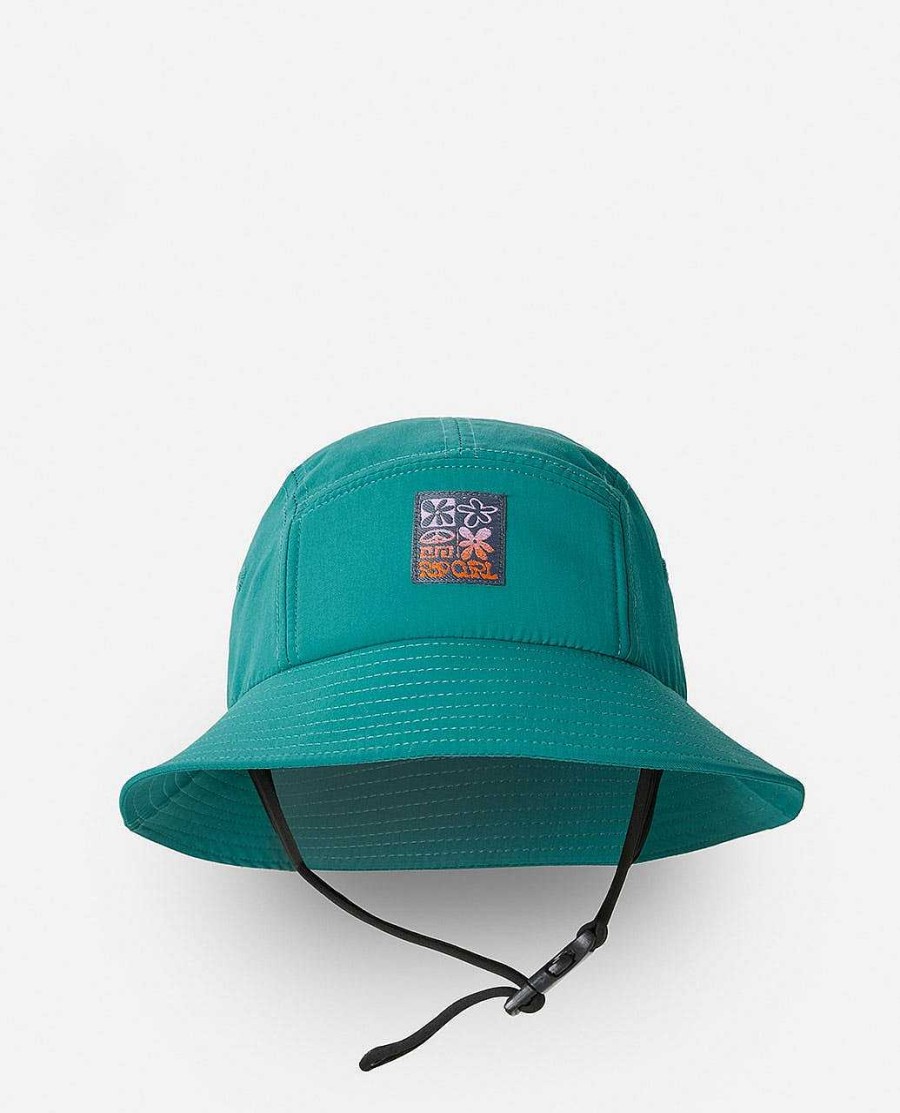 Men Rip Curl Hats & Beanies | Saltwater Culture Surf Bucket Hat Blue Stone