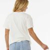 Women Rip Curl Tees & Tanks | Long Days Relaxed Tee Bone