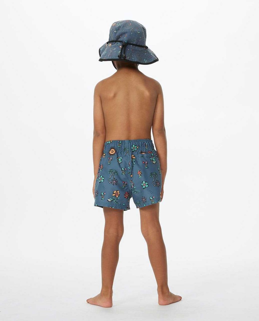 Boys Rip Curl Boardshorts | Mystic Waves Sun Volley Boardshorts - Boys (1-8 Years) Multico