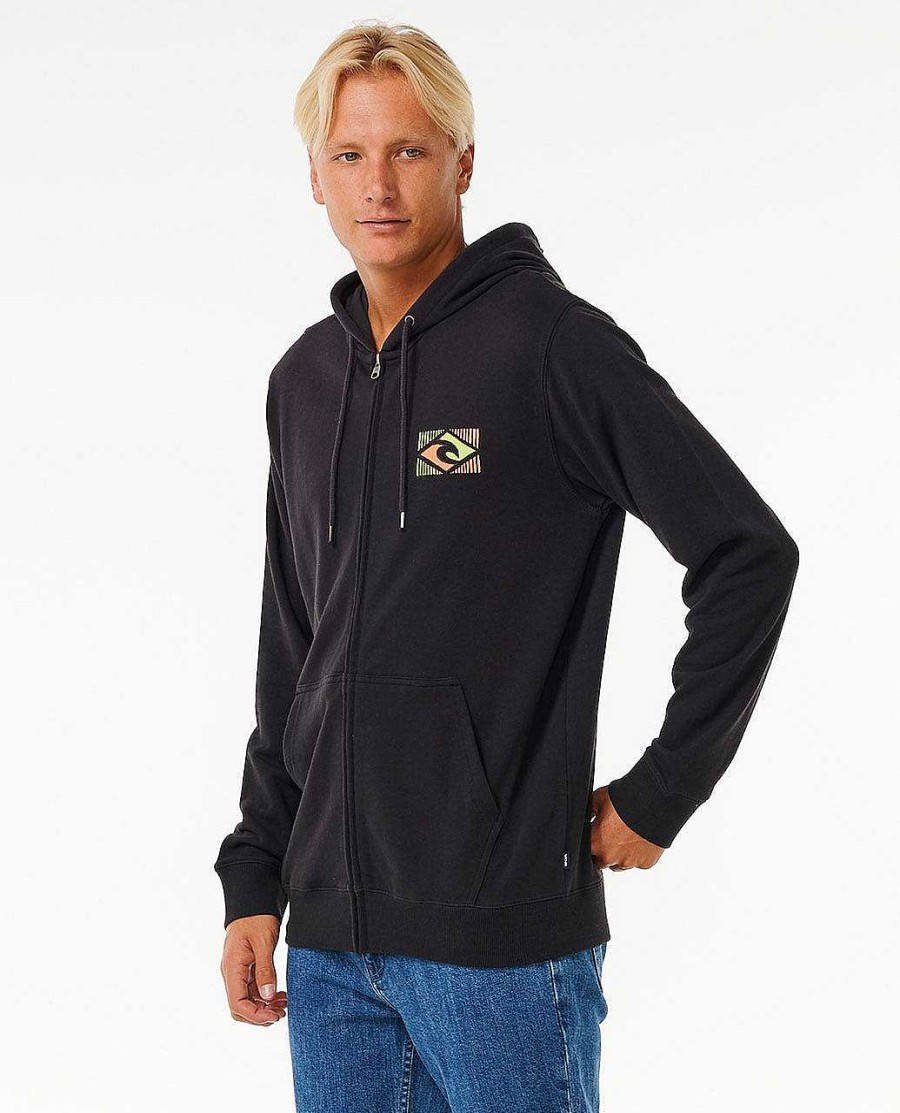 Men Rip Curl Hoodies & Fleece | Tradition Zip Through Hood