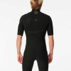 Men Rip Curl Springsuits | E-Bomb 2Mm Zip Free Short Sleeve Springsuit Black