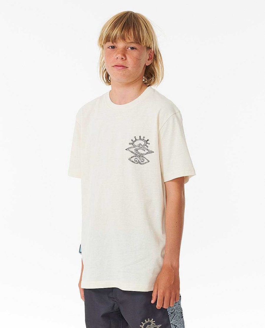 Boys Rip Curl Tops & Tees | Shred Rock Temple Tee - Boys (8-16 Years)