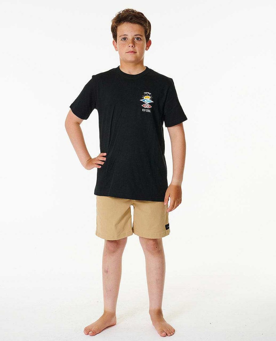 Boys Rip Curl Tops & Tees | Search Icon Tee - Boys (8-16 Years)