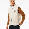 Men Rip Curl Hoodies & Fleece | Quality Surf Products Vest Vintage White