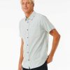 Men Rip Curl Shirts & Flannels | Washed Short Sleeve Shirt