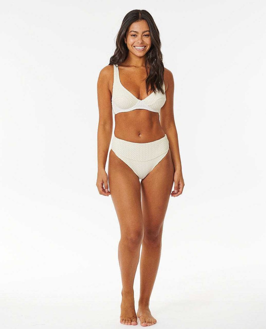 Women Rip Curl Bikini Tops | Ellis D-Dd Balconette Bikini Top Cream