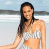 Women Rip Curl Bikini Tops | Tropics Stripe Balconette Bikini Top Multico