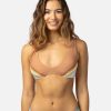 Women Rip Curl Bikini Tops | Sunrise Stripe Trilette Bikini Top