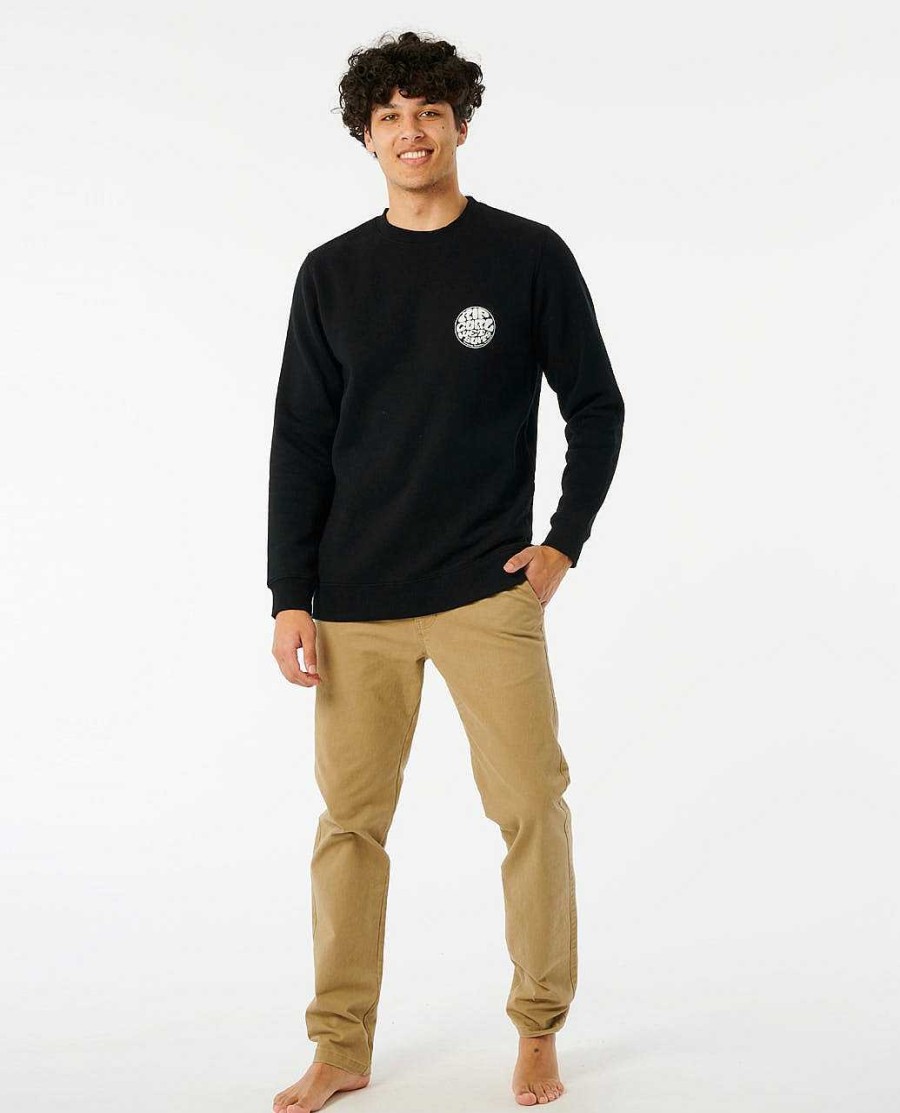 Men Rip Curl Hoodies & Fleece | Wettie Icon Crew