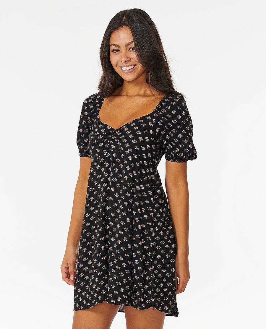 Women Rip Curl Dresses & Rompers | Pacific Dreams Mini Dress Black