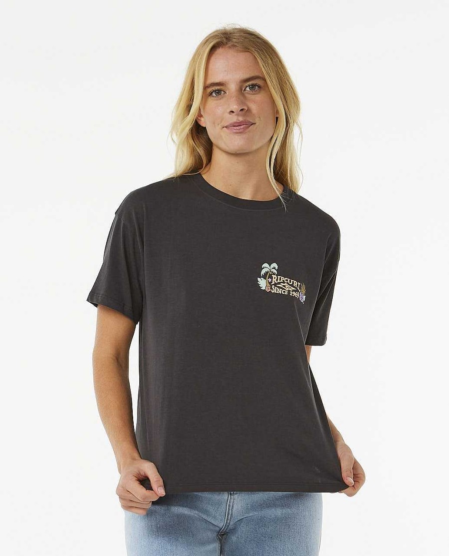 Women Rip Curl Tees & Tanks | Tiki Tropics Relaxed Tee