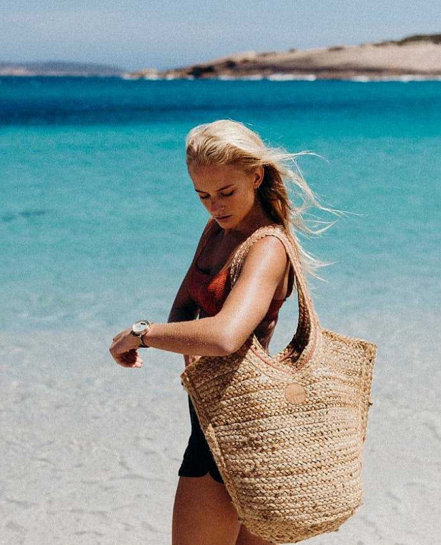 Women Rip Curl Luggage & Travel | Hacienda Jute Bag Natural