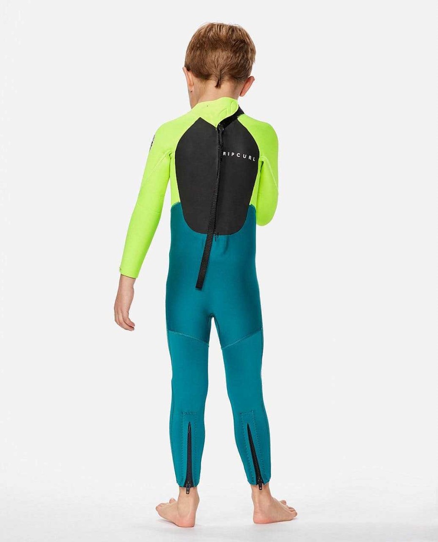 Kids Rip Curl Fullsuits | Groms Omega 3/2Mm Back Zip Wetsuit