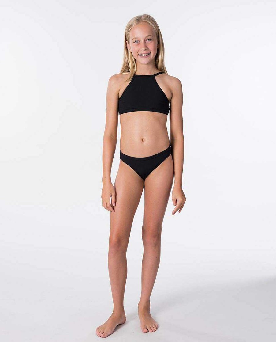 Girls Rip Curl Swimwear | Lux Rib Bikini Set - Girls (8-16 Years)