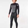 Men Rip Curl Fullsuits | Omega 3/2 Back Zip Fullsuit Wetsuit