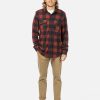 Men Rip Curl Shirts & Flannels | Grid Long Sleeve Shirt