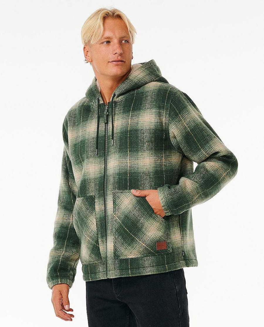 Men Rip Curl Jackets | Classic Surf Check Jacket