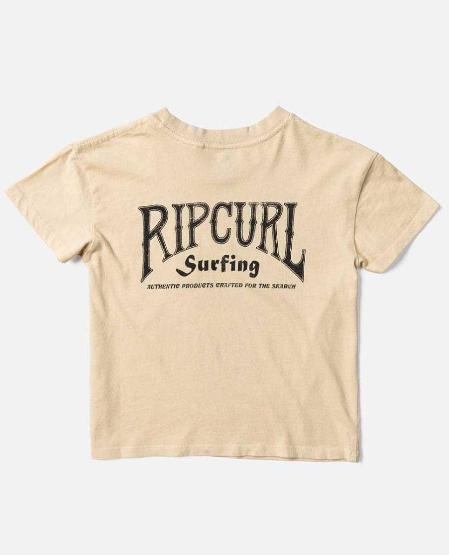 Girls Rip Curl Tops & Tees | Azalea Tee - Girls (8-14 Years) Natural