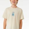 Boys Rip Curl Tops & Tees | Lost Islands Snake Tee - Boys (8-16 Years) Vintage White