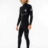 Men Rip Curl Fullsuits | E7 E-Bomb 3/2 Chest Zip Fullsuit Wetsuit