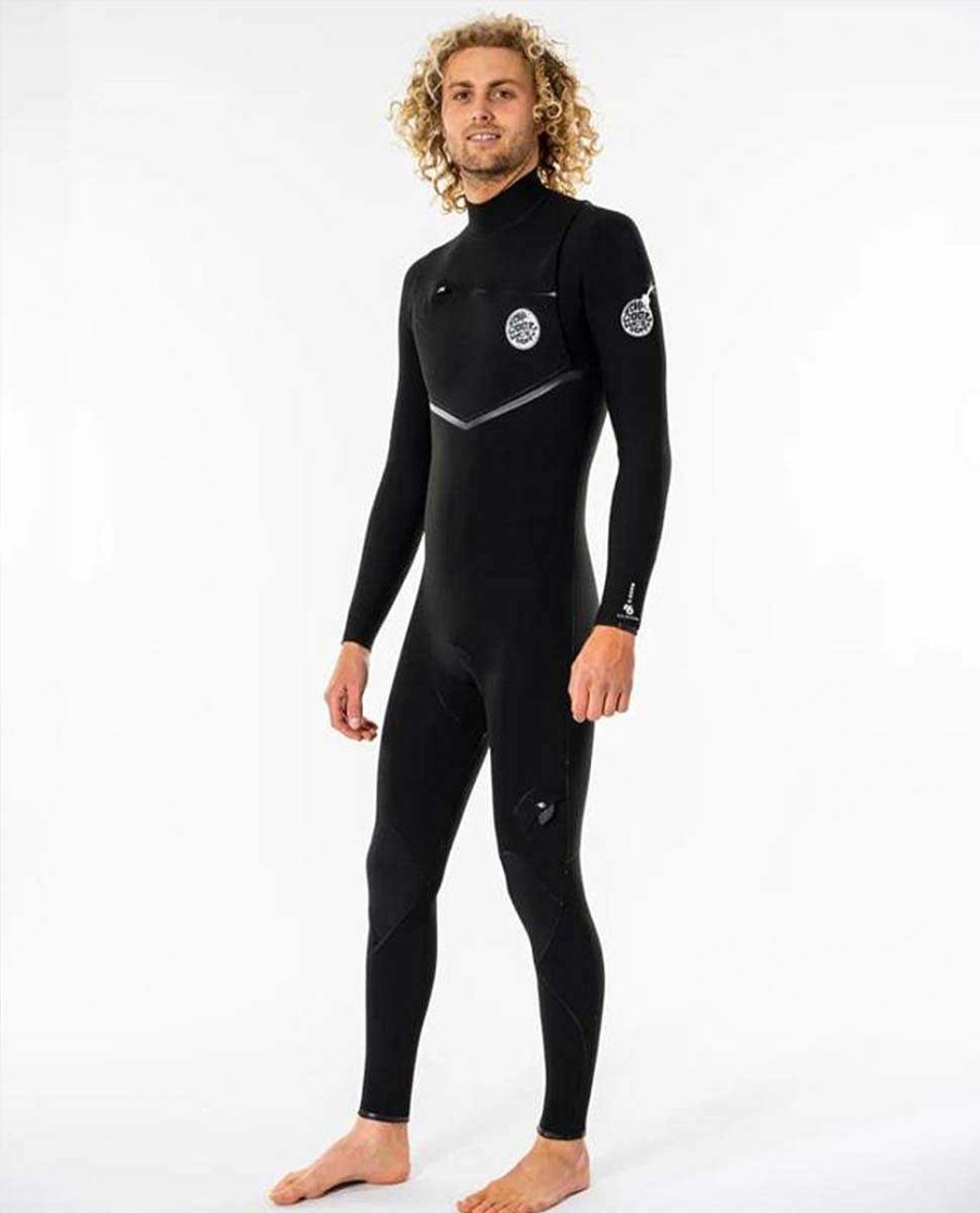 Men Rip Curl Fullsuits | E7 E-Bomb 3/2 Chest Zip Fullsuit Wetsuit