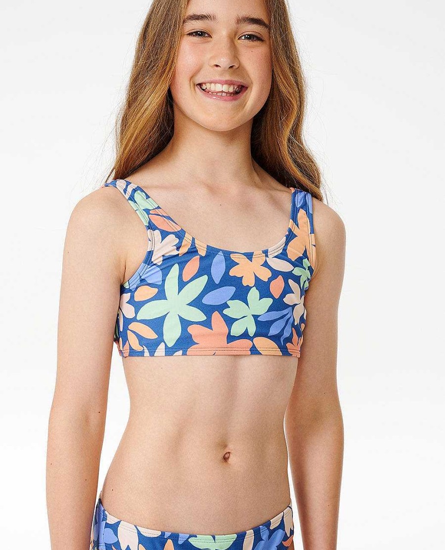 Girls Rip Curl Swimwear | Holiday Tropics Bikini Set - Girls (8-14 Years) Multico