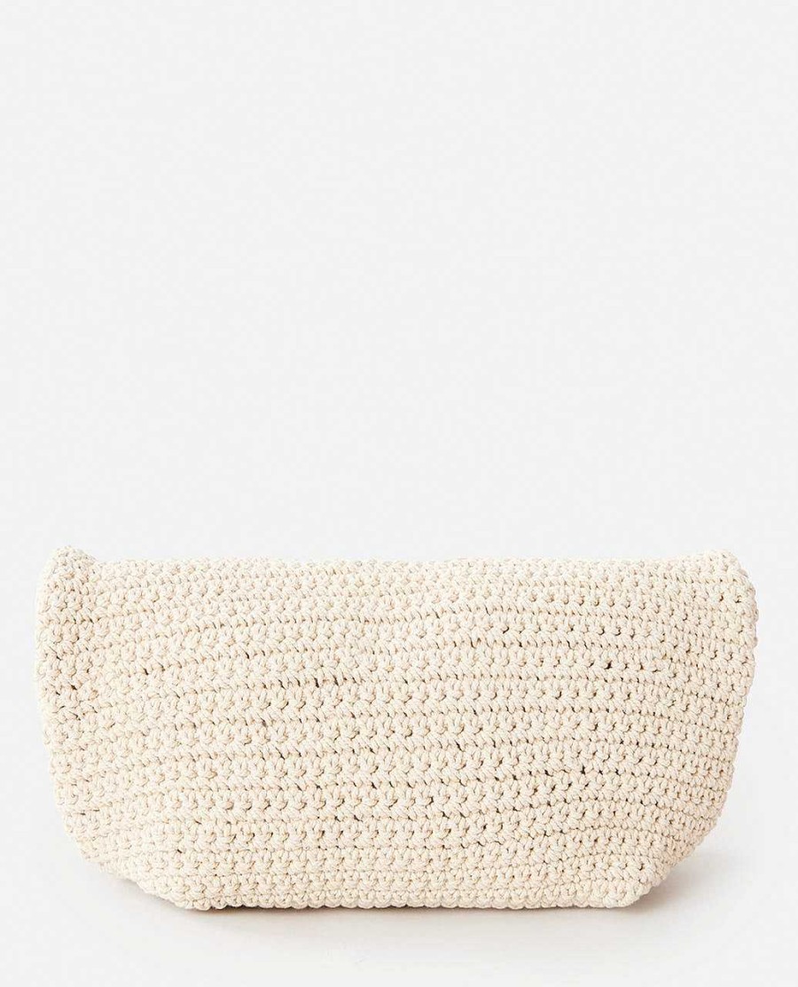 Women Rip Curl Purses & Wallets | La Isla Crochet Clutch Natural