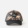 Women Rip Curl Hats & Beanies | La Isla Trucker Cap Black