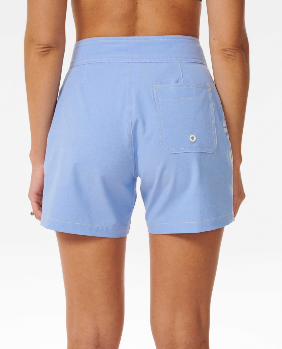 Women Rip Curl Boardshorts | Holiday Tropics 5 Mid Blue