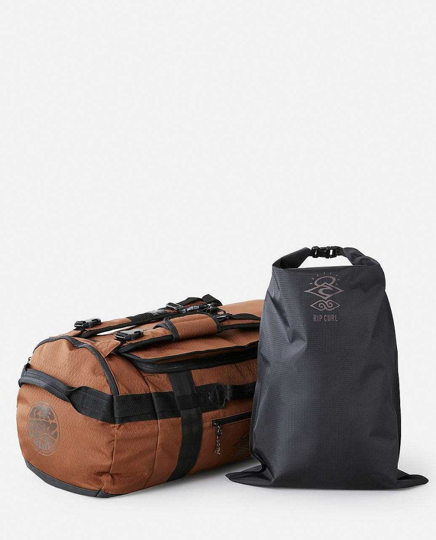 Men Rip Curl Luggage & Travel | Search Duffle 45L Searchers Travel Bag Brown