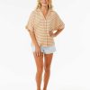 Women Rip Curl Shirts & Tops | Premium Surf Check Shirt