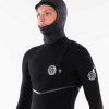 Men Rip Curl Booties Gloves & Hoods | Heatseeker 3Mm Wetsuit Hood Black