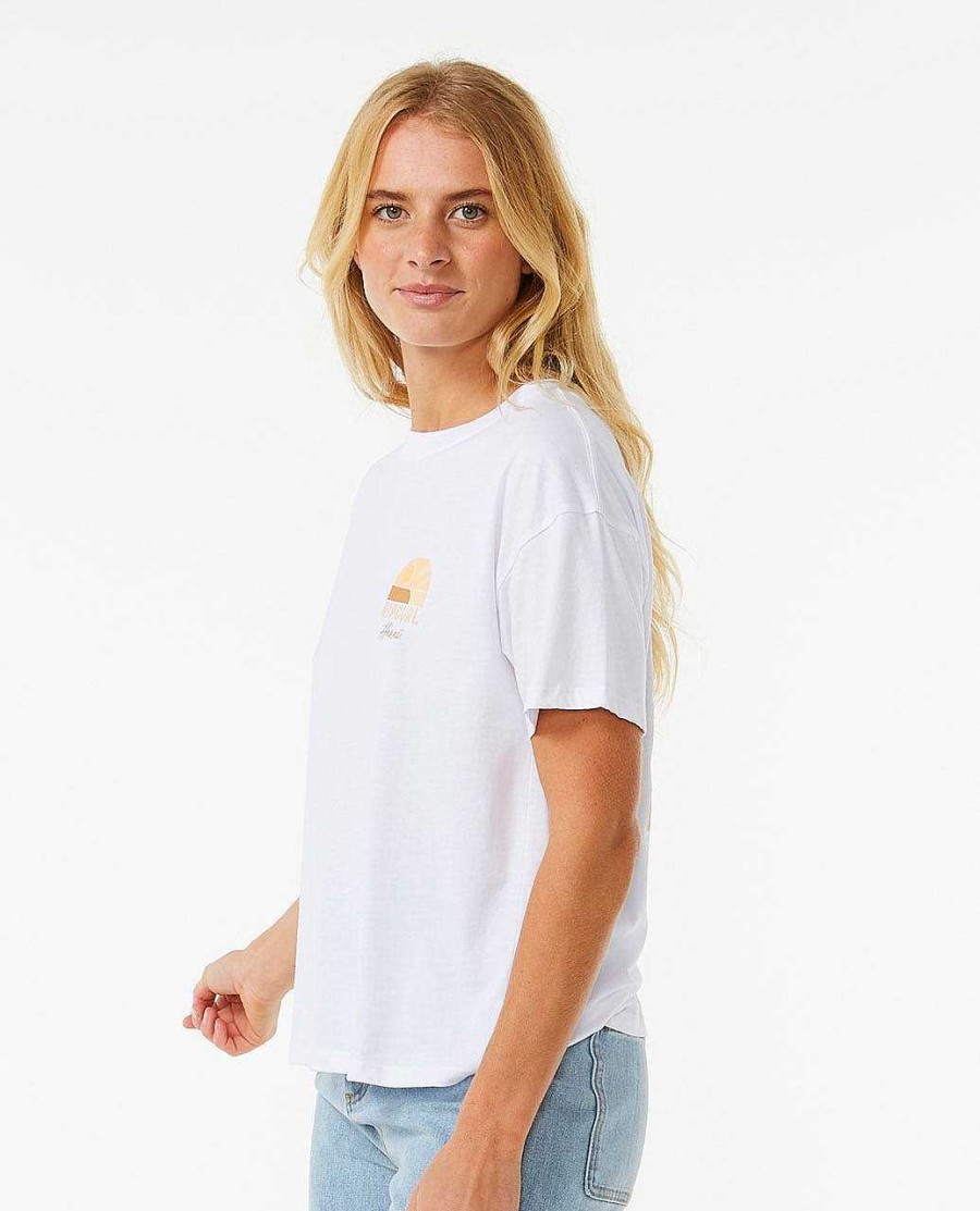 Women Rip Curl Tees & Tanks | Line Up Relaxed Tee