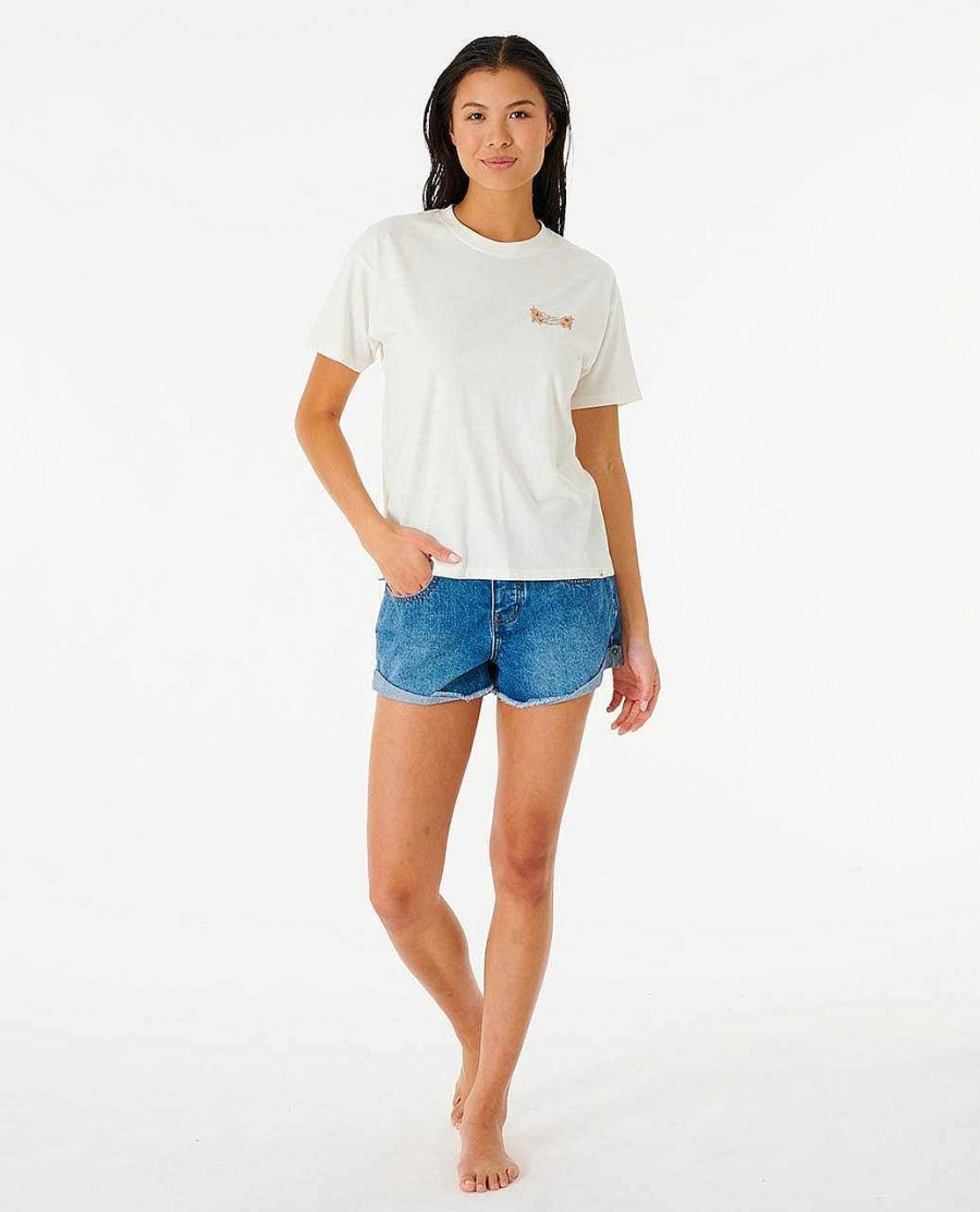 Women Rip Curl Tees & Tanks | Hula Surfer Relaxed Tee