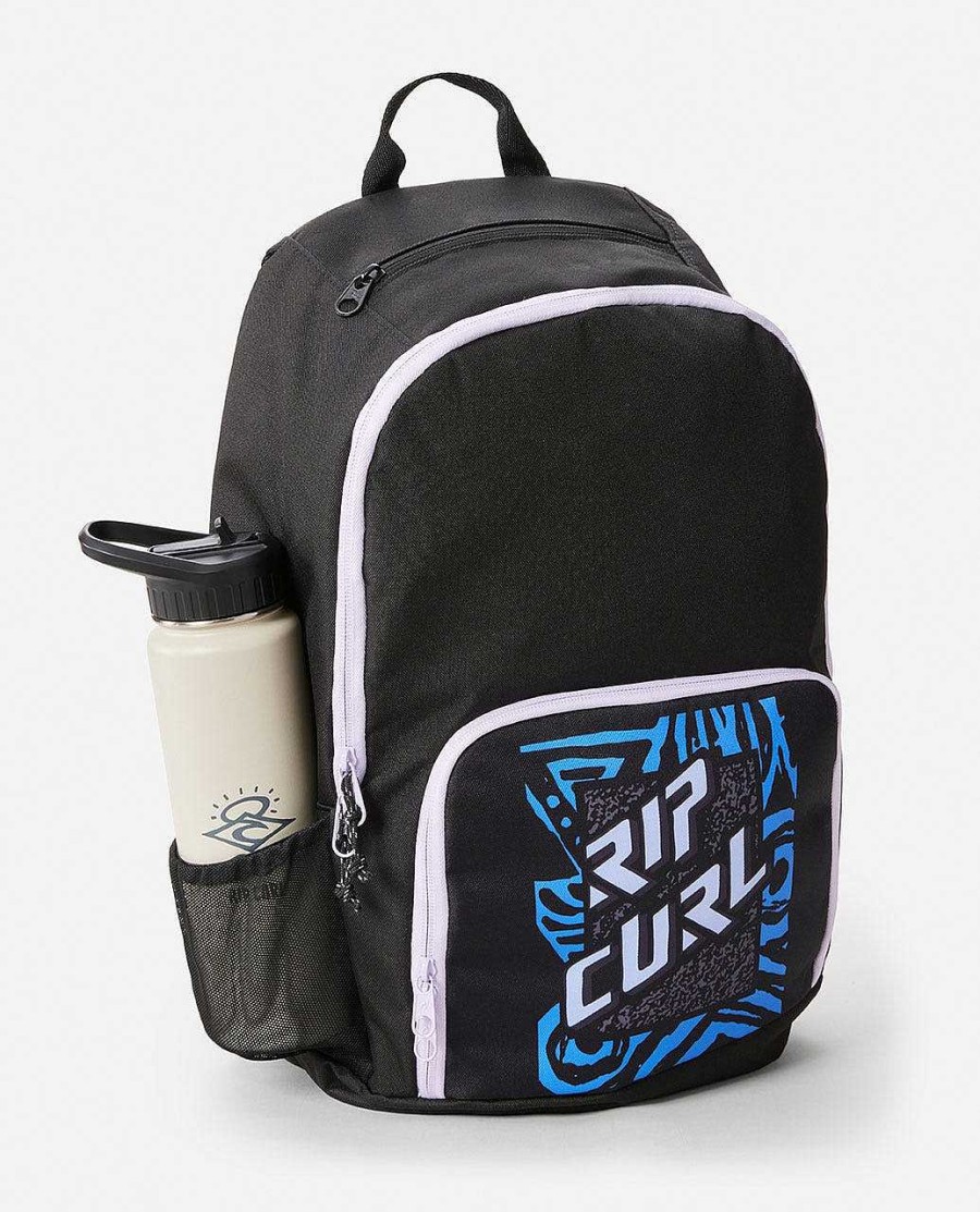 Kids Rip Curl Backpacks & Bags | Evo 24L Shred Rock Backpack Black/Blue/Multi