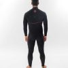 Men Rip Curl Fullsuits | E7 Flashbomb Fusion 3/2Mm Zip Free Fullsuit Wetsuit Black