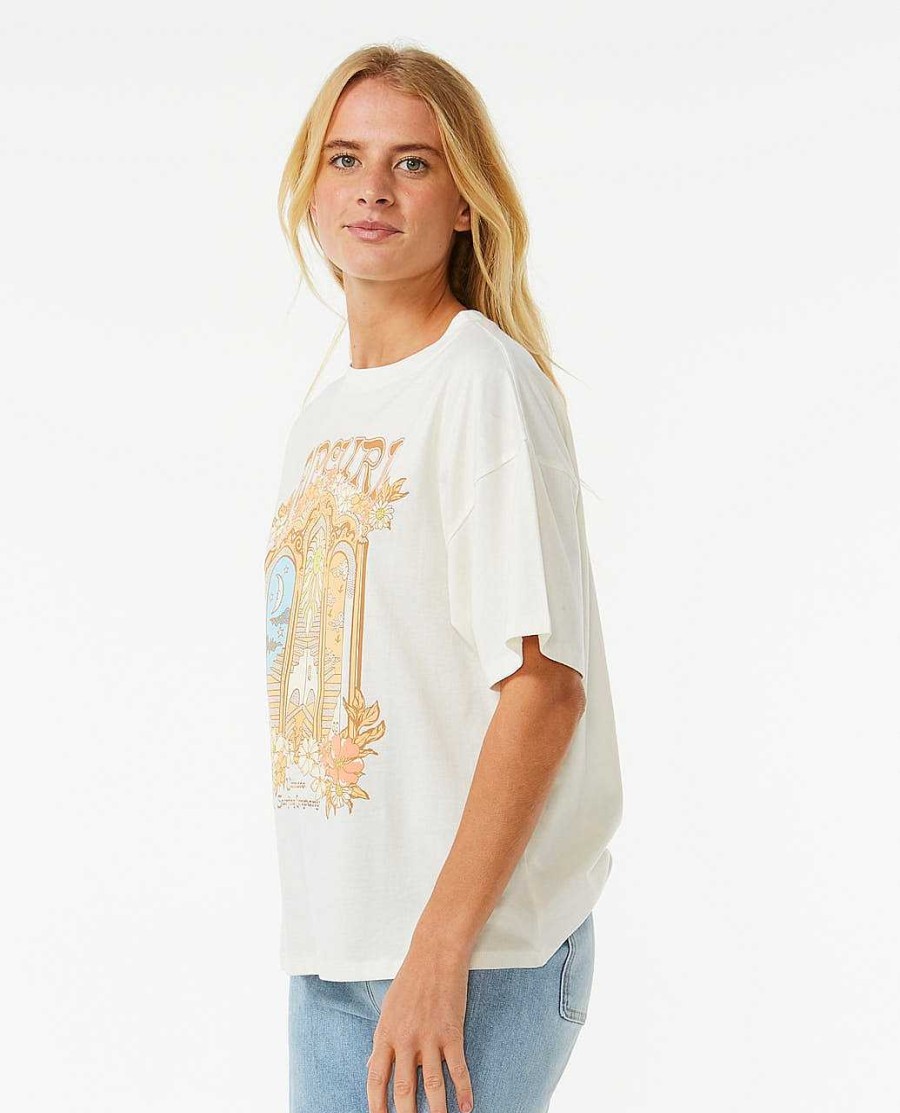 Women Rip Curl Tees & Tanks | Tropical Tour Heritage Tee Bone