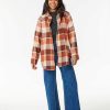 Women Rip Curl Shirts & Tops | Pacific Dreams Cotton Flannel Shirt