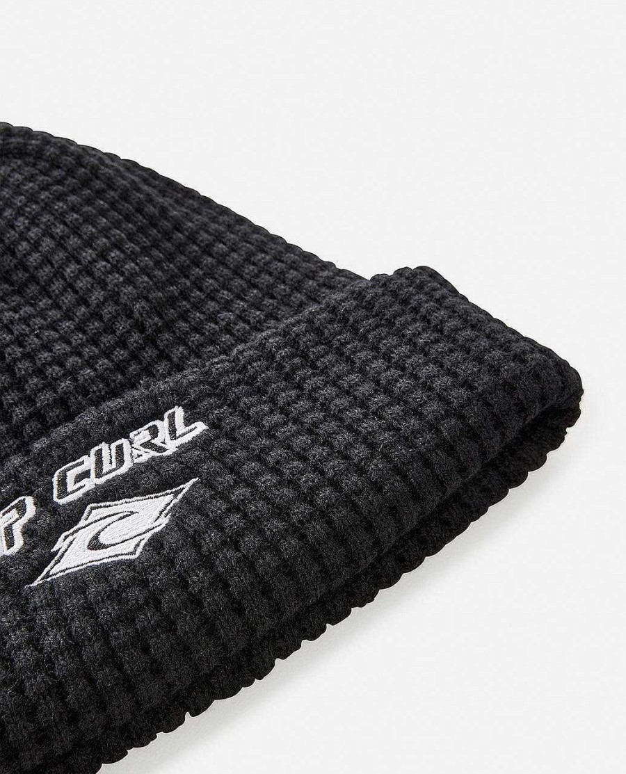 Men Rip Curl Hats & Beanies | Diamond Reg Beanie Black