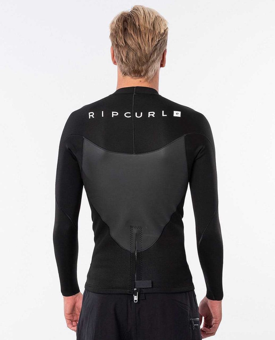 Men Rip Curl Jackets Vests & Bottoms | Omega Long Sleeve Jacket