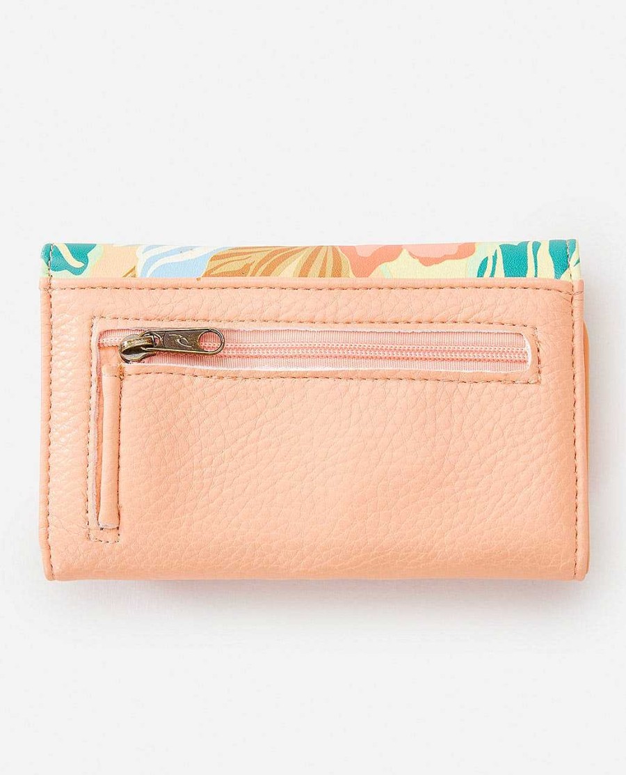 Women Rip Curl Purses & Wallets | Mixed Floral Mid Sized Wallet