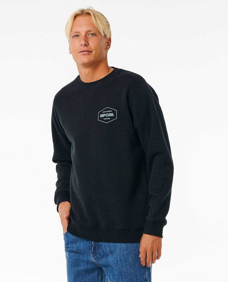 Men Rip Curl Hoodies & Fleece | Stapler Crew