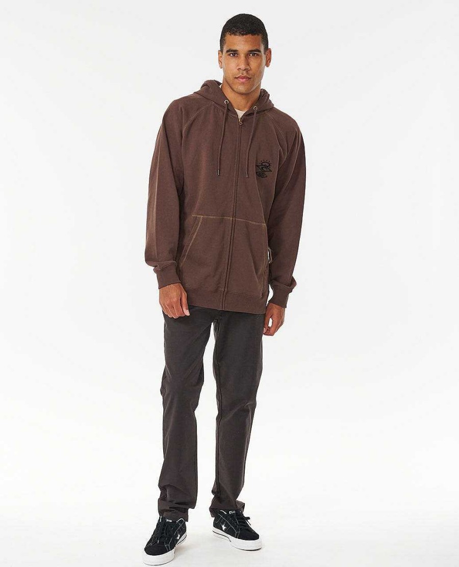 Men Rip Curl Hoodies & Fleece | Searchers Zip Through Hood