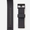 Men Rip Curl Watches | Silicone 24Mm Watch Band Black