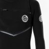 Men Rip Curl Fullsuits | E6 E-Bomb 3/2 Chest Zip Wetsuit