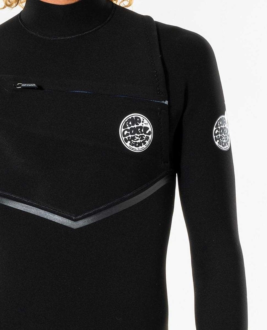 Men Rip Curl Fullsuits | E6 E-Bomb 3/2 Chest Zip Wetsuit