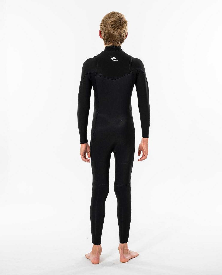 Kids Rip Curl Fullsuits | Junior Dawn Patrol Performance 3/2 Chest Zip Wetsuit