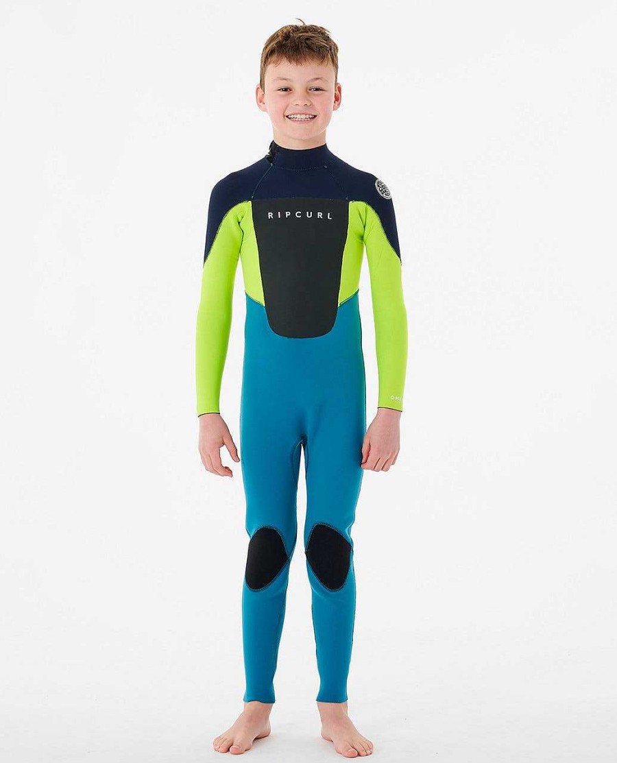 Kids Rip Curl Fullsuits | Junior'S Omega 4/3 Back Zip Wetsuit (8 - 16 Years)